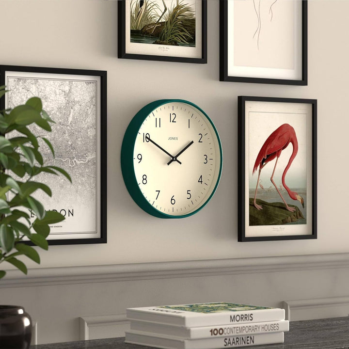 JONES CLOCKS® Studio Runde Wanduhr – Runde Uhr – Moderne Uhr – Designer Wand Uhren – Küchenuhr – Woh