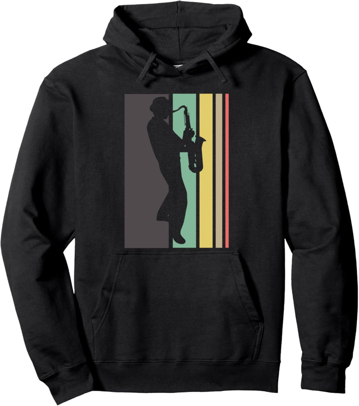 Saxophonist Motiv Saxophon Musiker Saxofon Spieler Pullover Hoodie
