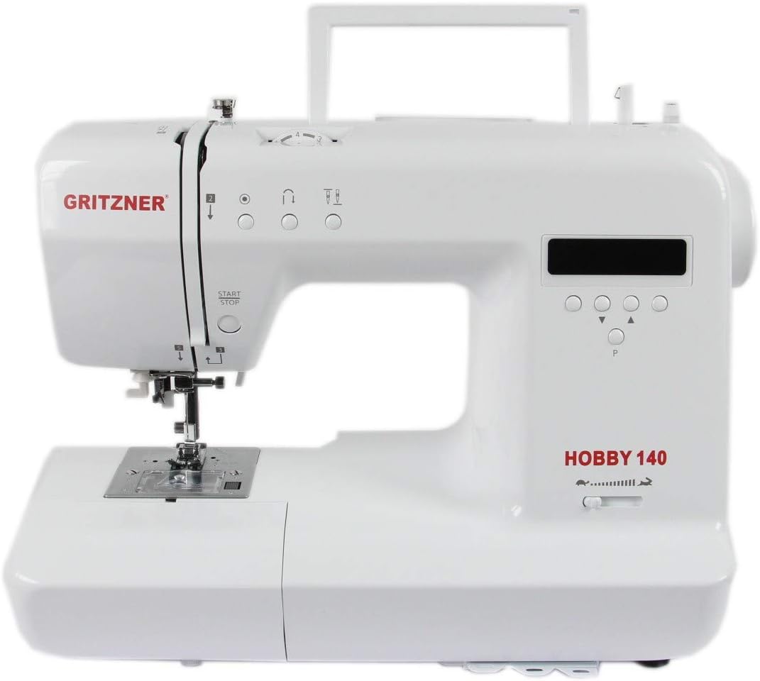 Gritzner Hobby 140 - Computernähmaschine mit 140 Sticharten und Anschiebetisch