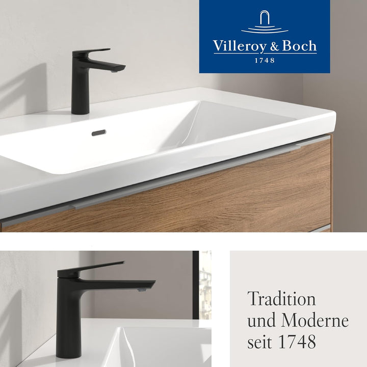 Villeroy &amp; Boch Oasis Waschtischarmatur - Waschbeckenarmatur wassersparend mit Keramikkartusche - Wa