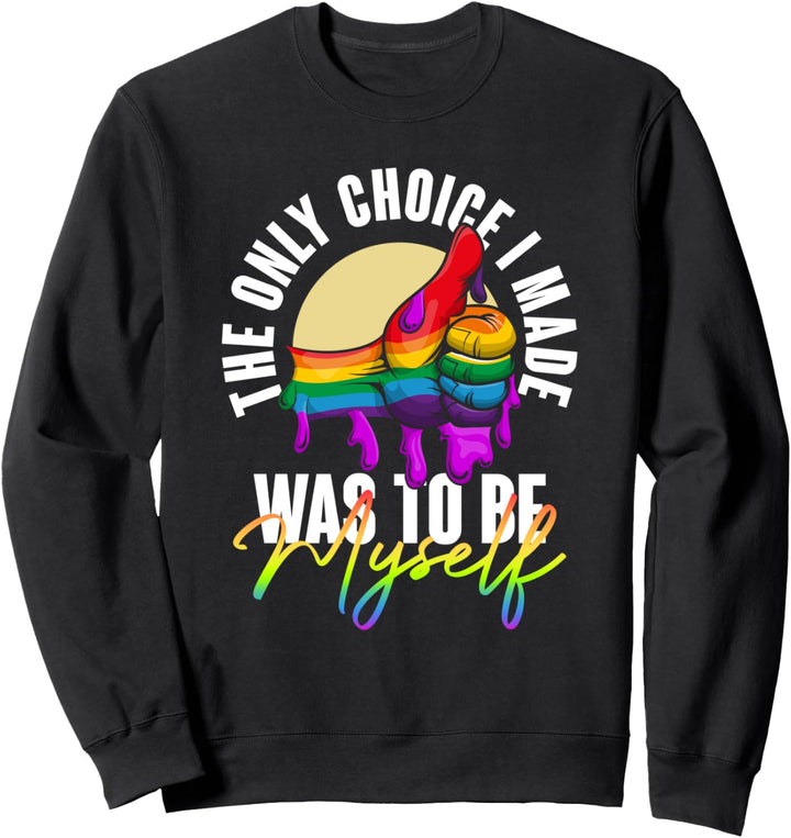 LGBTQIA Gay Pride Month Regenbogen Coming Out LGBT Sweatshirt