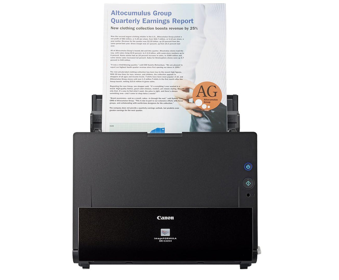 Canon DR-C225 II - imageFORMULA Dokumentenscanner (Duplex, Einzug, Farbe, 600dpi, 25 Seiten/Min, PDF