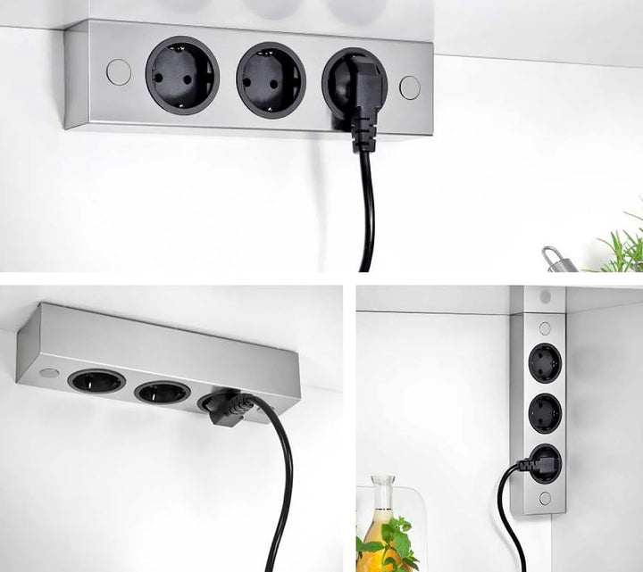 ST 3002 Unterbausteckdose schwarz