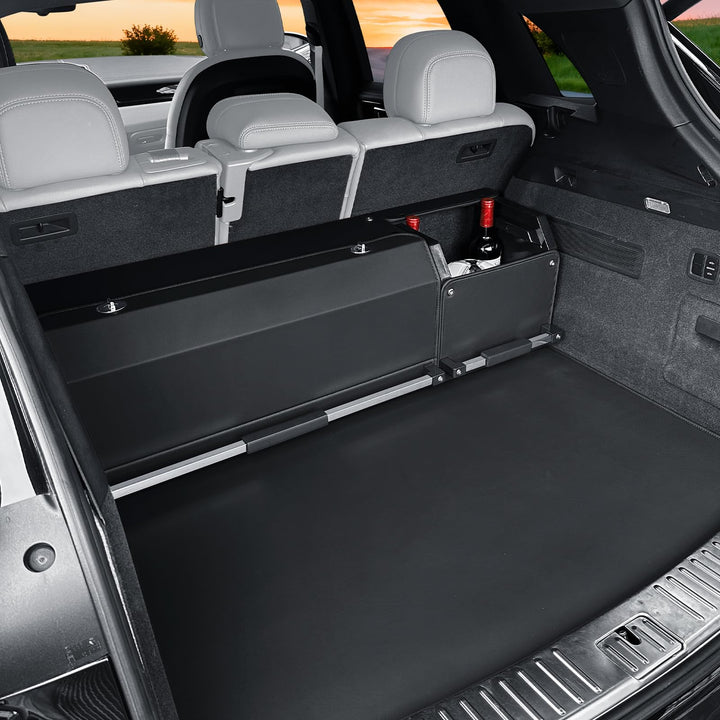 XCF Auto Kofferraum Organizer mit Deckel – Modulares 2-in-1 Aufbewahrungsbox Gross XXL | Stabiler Zu