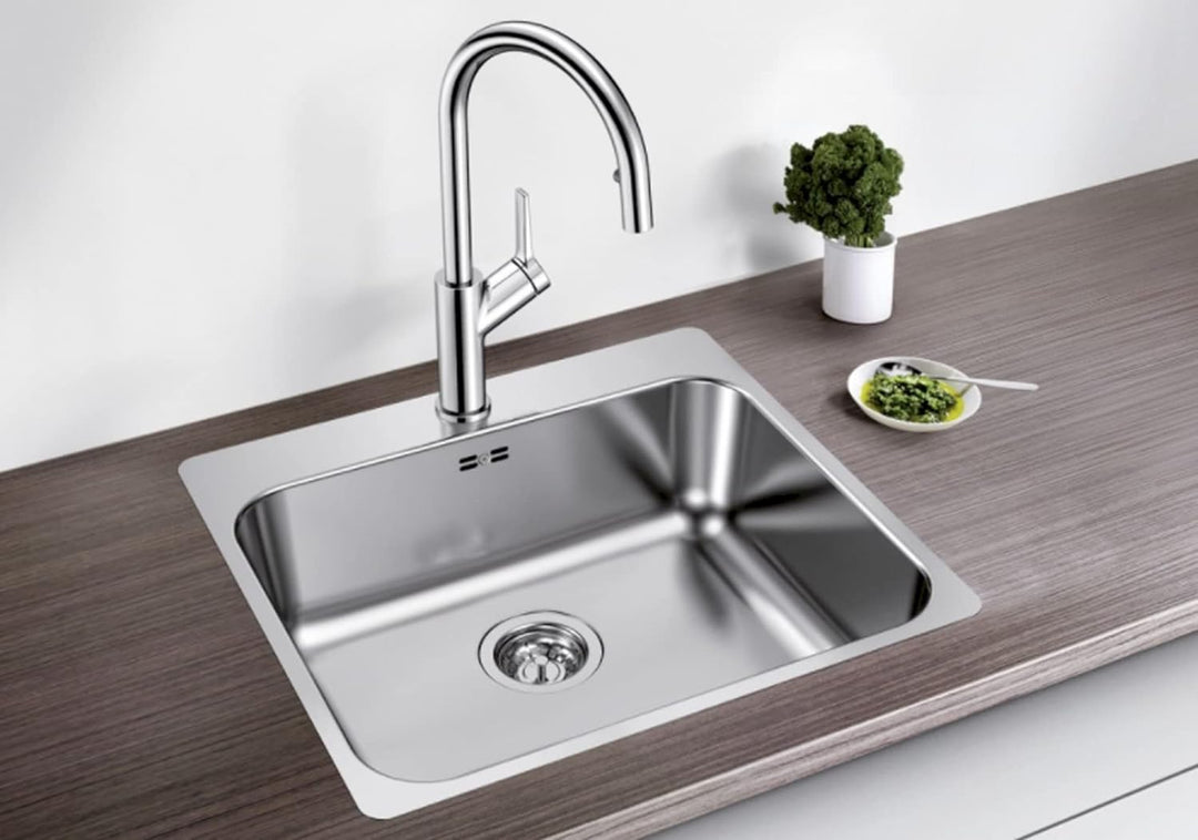 BLANCO 526354 SUPRA 500-IF/A Küchenspüle Edelstahl, Gebürsteter Stahl