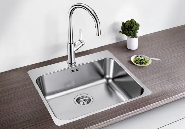 BLANCO 526354 SUPRA 500-IF/A Küchenspüle Edelstahl, Gebürsteter Stahl