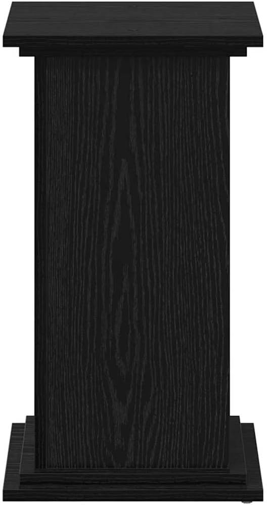 vidaXL Pflanzenständer Schwarz Eichen-Optik 33 x 33 x 60 cm, Garten und Terrasse, moderner Pflanzens