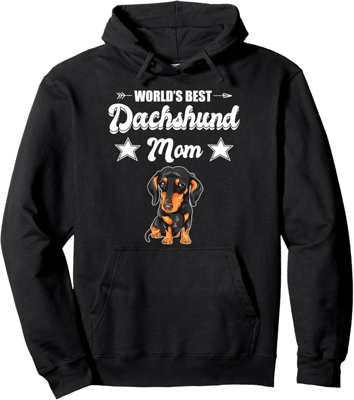 Damen Weltbeste Dackel Mama Dachshund Mom Geschenk Dackel Pullover Hoodie