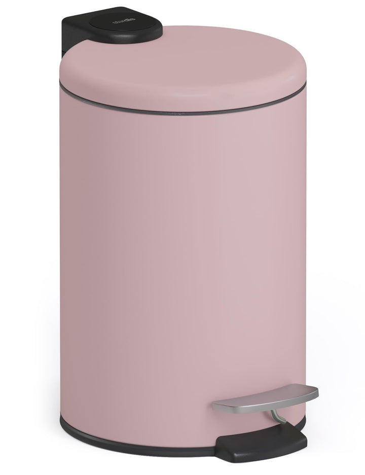 3 Liter Treteimer Edelstahl matt mit Absenkautomatik Klappdeckel leise schliessend Softclose mit Inn