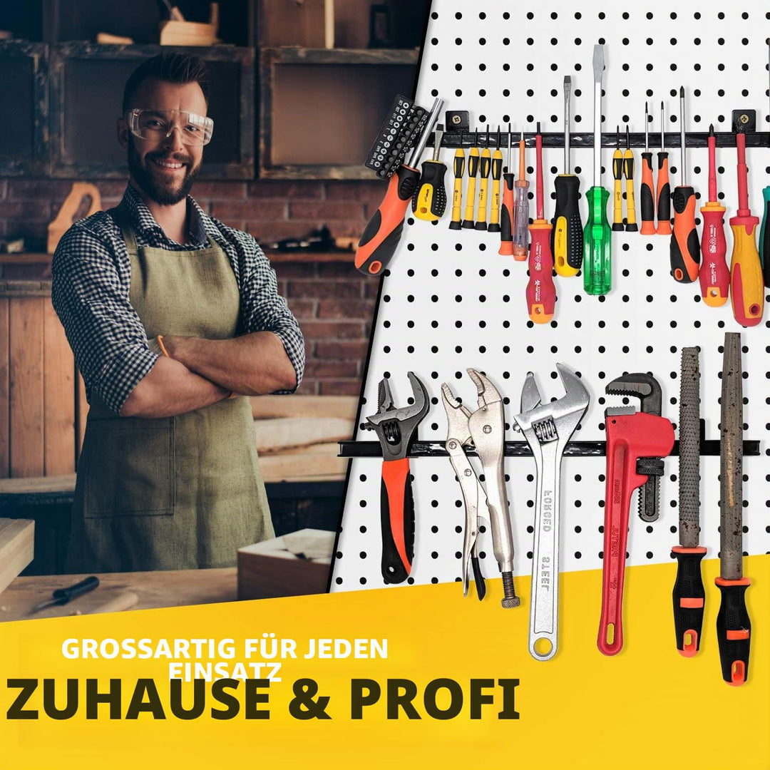 HMmagnets 43 cm Schwerlast-werkzeughalter (Verbesserte Version) - Starke Zugkraft für Handwerkzeuge