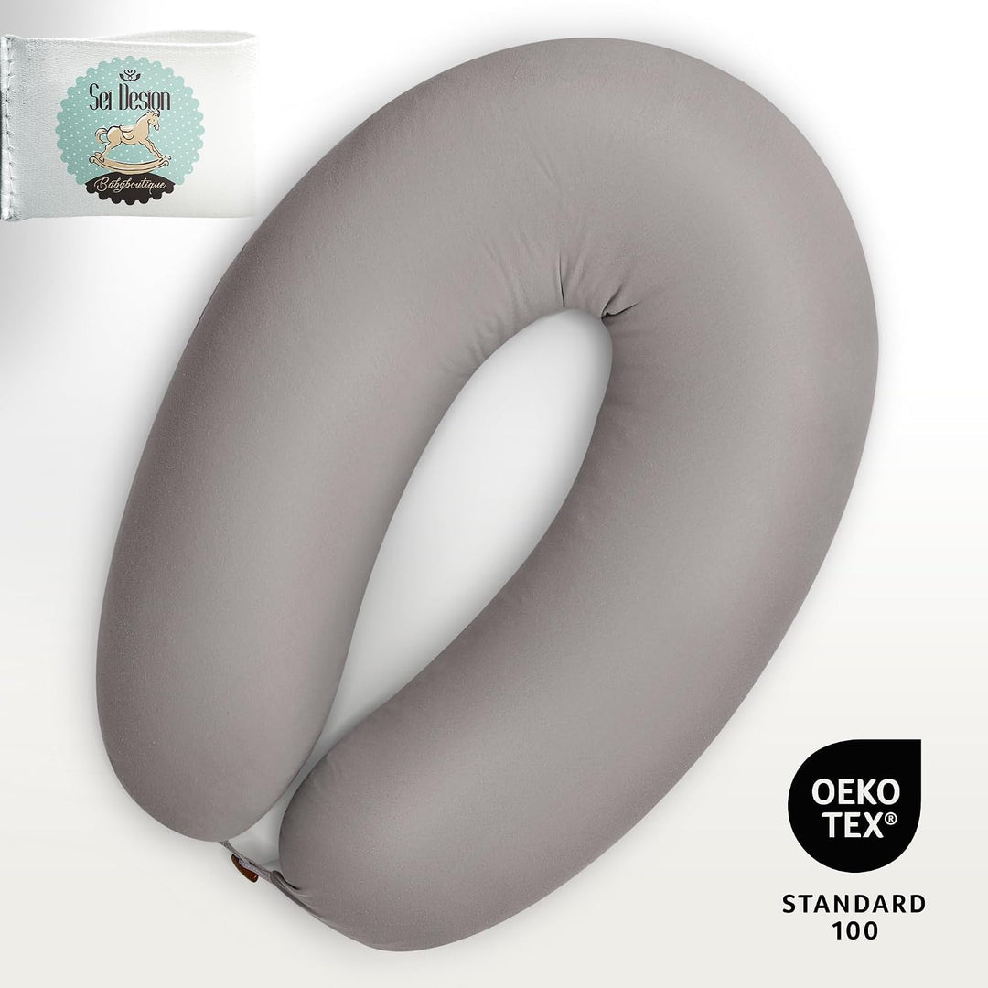 sei Design Stillkissen 170×30 cm – ergonomisch geprüftes Unterstützungskissen für Erwachsene – leise