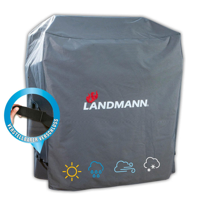 Landmann Premium Wetterschutzhaube | Aus robustem Polyestergewebe & Wasserdicht | UV-beständig, Atmu