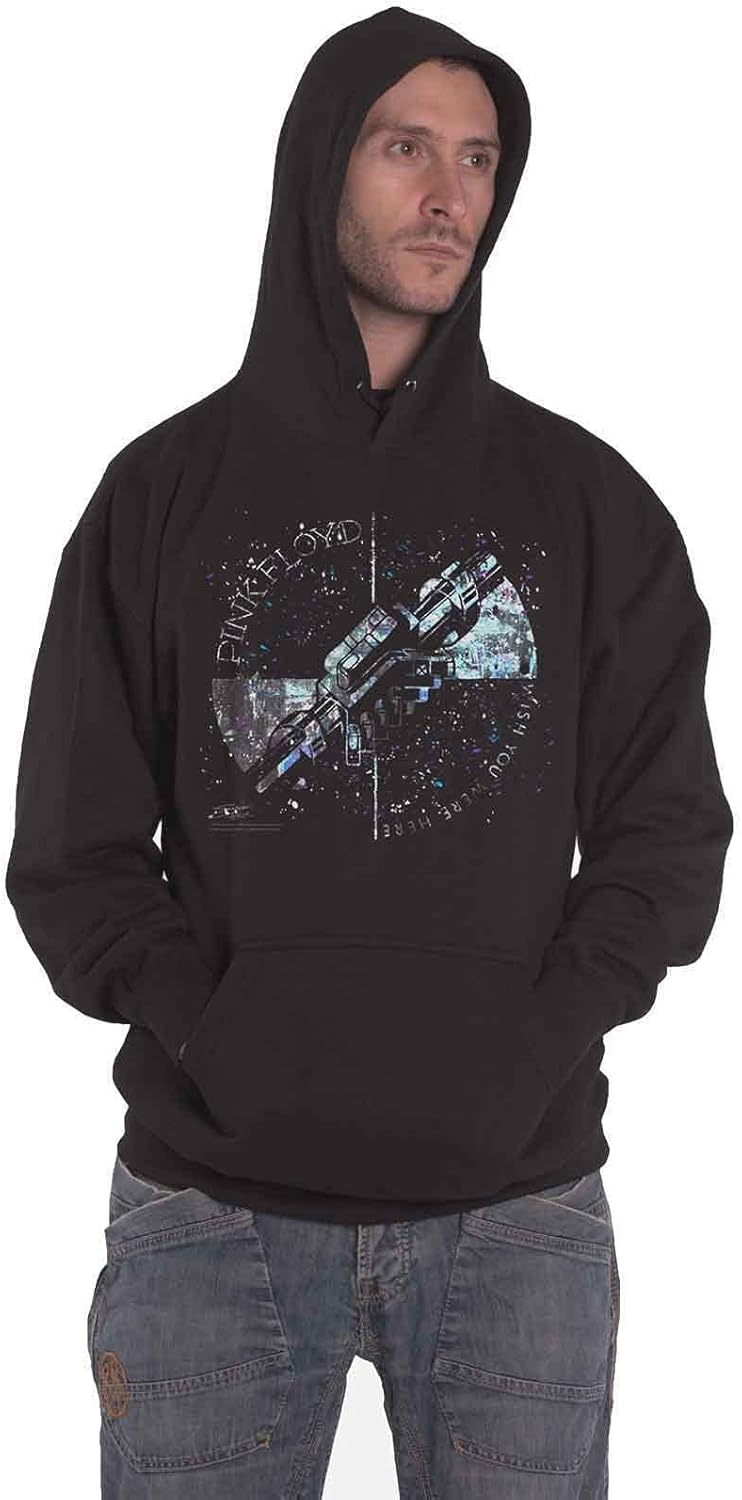 Pink Floyd Herren Kapuzenpullover Machine Greeting schwarz
