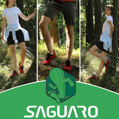 SAGUARO Unisex Minimalistische Barfussschuhe Traillaufschuhe Atmungsaktiv Schnell Trocknend Badeschu