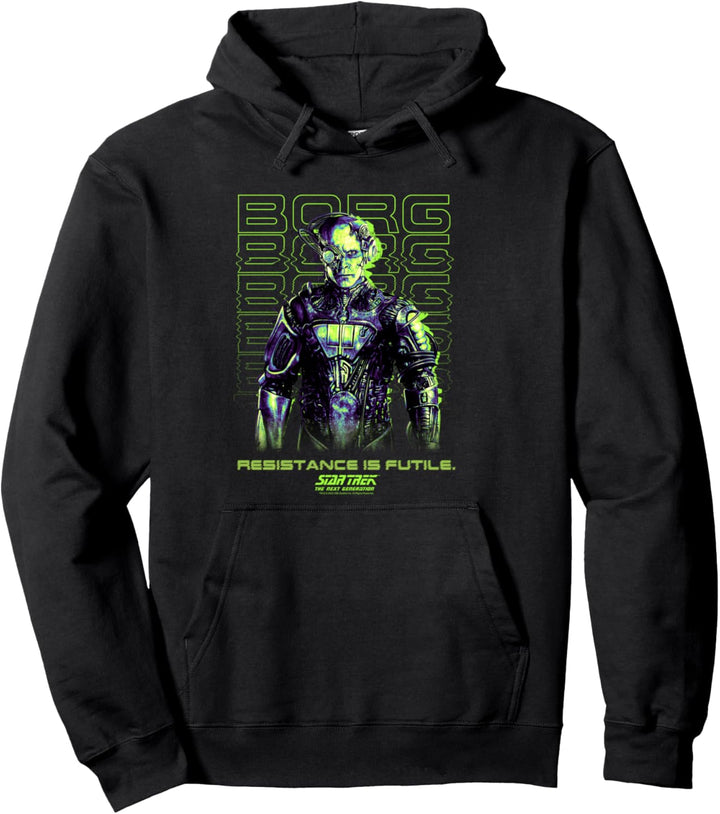 Star Trek: The Next Generation Resistance Is Futile Borg Pullover Hoodie