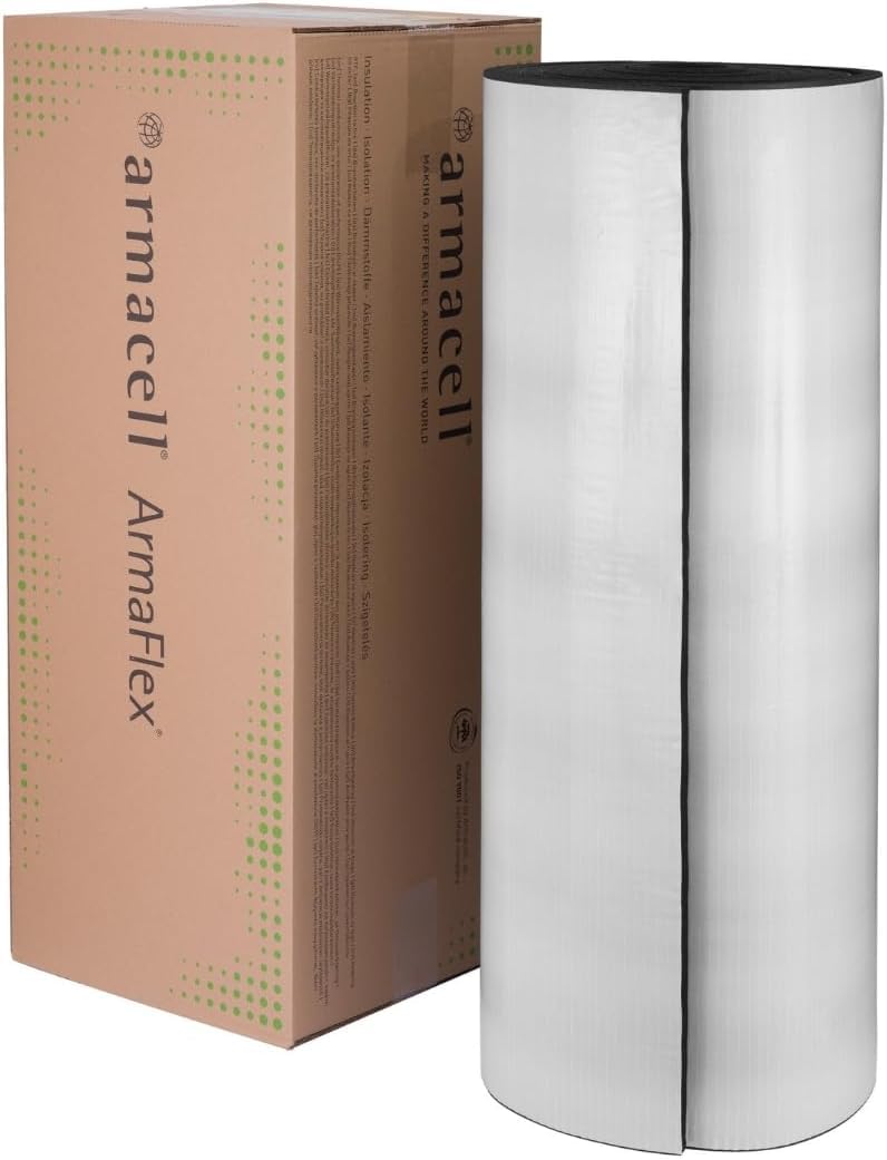 Armacell Armaflex 6mm-32mm Dämmmatten Dämmung Isolierung Kautschuk (Selbstklebend, 6mm - 1m x 1m) Se