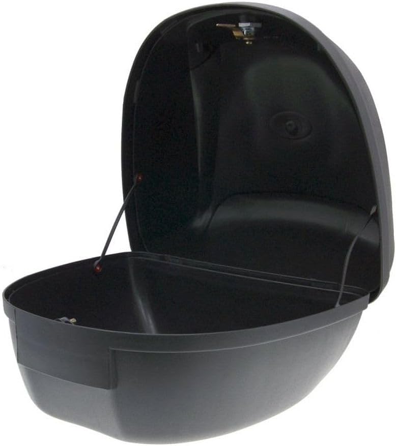 2EXTREME 28L Top Case Koffer schwarz, Reflektor weiss