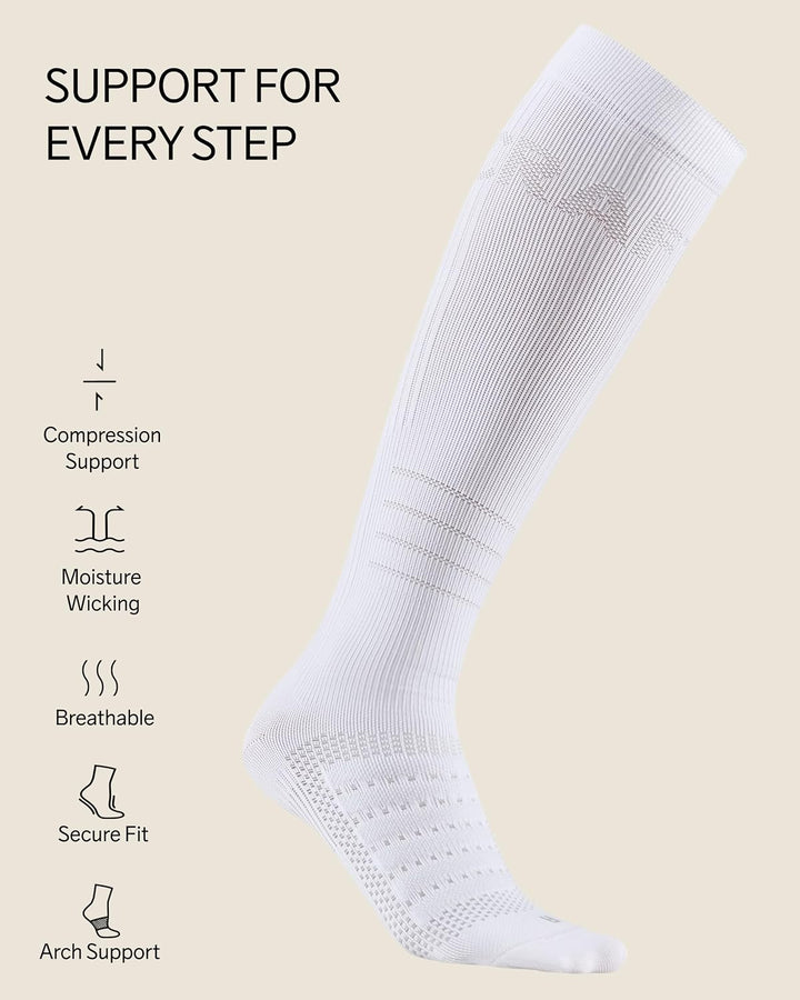 Craft ADV Dry Kompressions-Socken schwarz 40-42 Weiss, 40-42 Weiss
