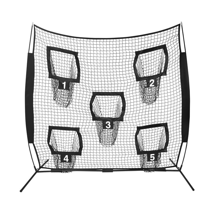 Fussballtrainer-Wurfnetz Tragbares Quarterback-Trainer-Netz, Fussball-Trainingsnetz mit Zielscheibe,
