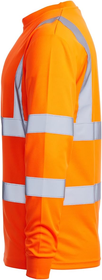 Blackrock Warnschutz-Langarm-T-Shirt M Rail Orange, M Rail Orange