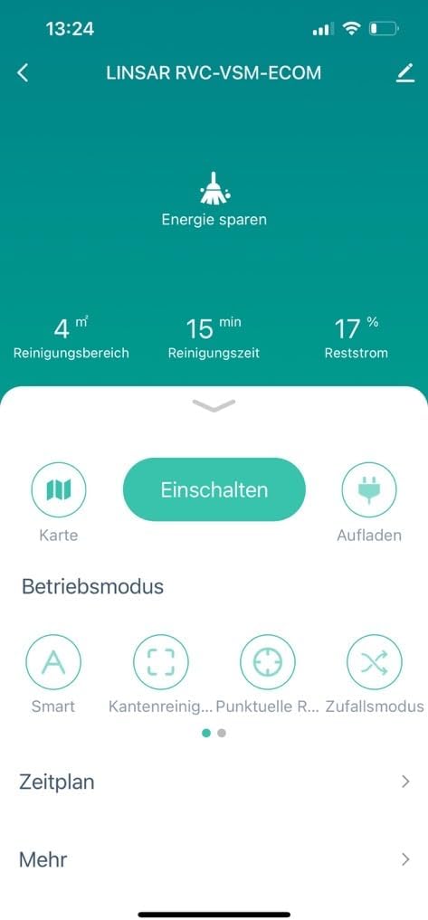 Saugroboter mit Wischfunktion - Staubsauger Roboter - mit APP - 120 Min Akku - Saug und Wischroboter