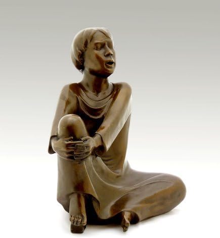 Kunst & Ambiente - Moderne Bronzefigur - Der singende Mann (1928) - signiert - Ernst Barlach Skulptu