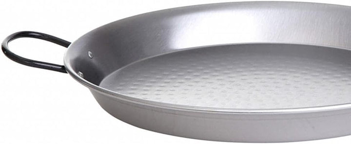 Paellapfanne, Stahl poliert, 70 cm Durchmesser, das Original aus Spanien von Paella World