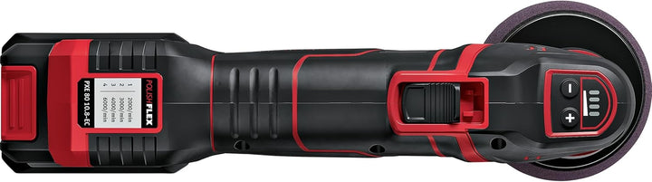 FLEX Akku-Poliermaschine PXE 80 12-EC / 2.5 SET (Akku-Polierer 12 V, rotativ und exzentrisch freilau