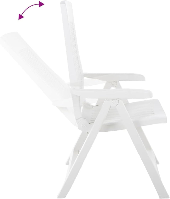 Gecheer 2X Verstellbare Gartenstühle Gartenstuhl Verstellbar Stuhl Klappsessel Klappstuhl Campingstu