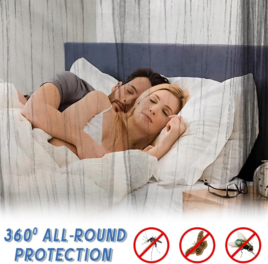 ACTOYS Mückennetz Bett XXL, Moskitonetz Reise Outdoor, Moskitonetz Doppelbett Einzelbett, Betthimmel