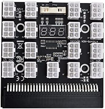 NFHK 1200 W Server-PSU-Netzteil Breakout Board Adapter mit 17 Ports ATX 6 Pin für DPS-800GB 1200FB 1