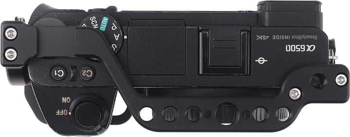 A6000 A6500 Cage, Hersmay Kamerakäfig Aluminium Camera Cage für Sony A6500 A6400 A6300 A6000 A6100