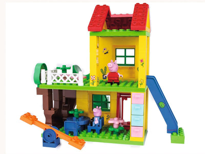 BIG-Bloxx Peppa Pig Play House - Baumhaus, Construction Set, BIG-Bloxx Set bestehend aus Peppa, Scho