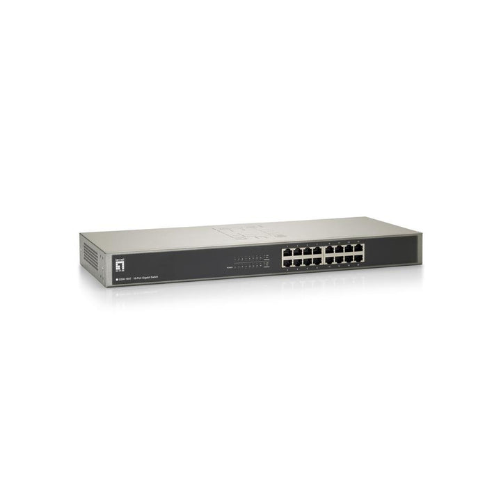 LevelOne GSW-1657 Switch, 48,3 cm, 16-er Pack 16 Ports, 16 Ports