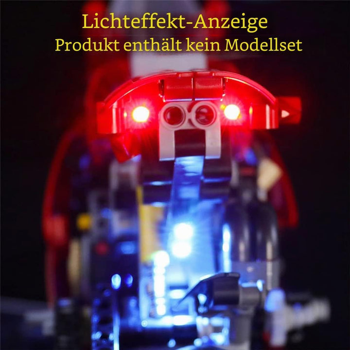 GEAMENT LED Licht-Set Kompatibel mit Lego Technic Ducati Panigale V4 R Motorrad - Beleuchtungsset fü