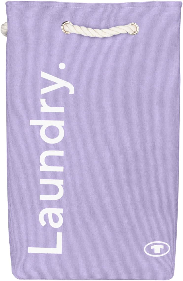 TOM TAILOR Wäschesammler mit Kordelgriff Lilac mit Kordelzug zum Zuziehen Lila - Flieder