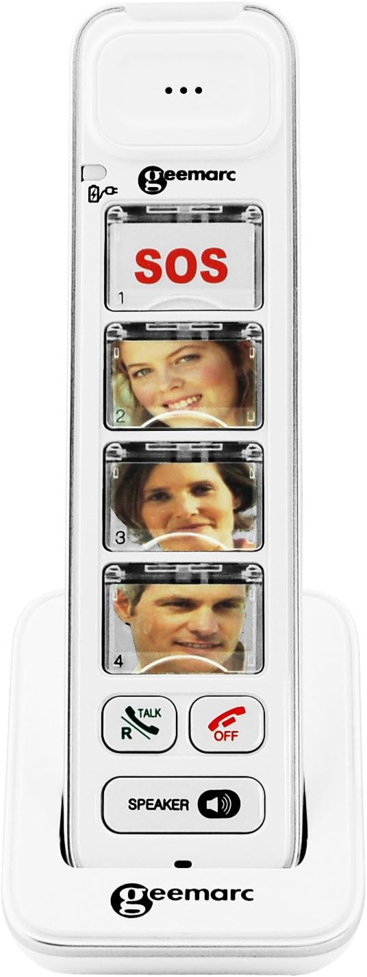 Geemarc Mobility Pack - Duo von verstärkten schnurlosen Telefonen mit Anrufbeantworter und grossen a