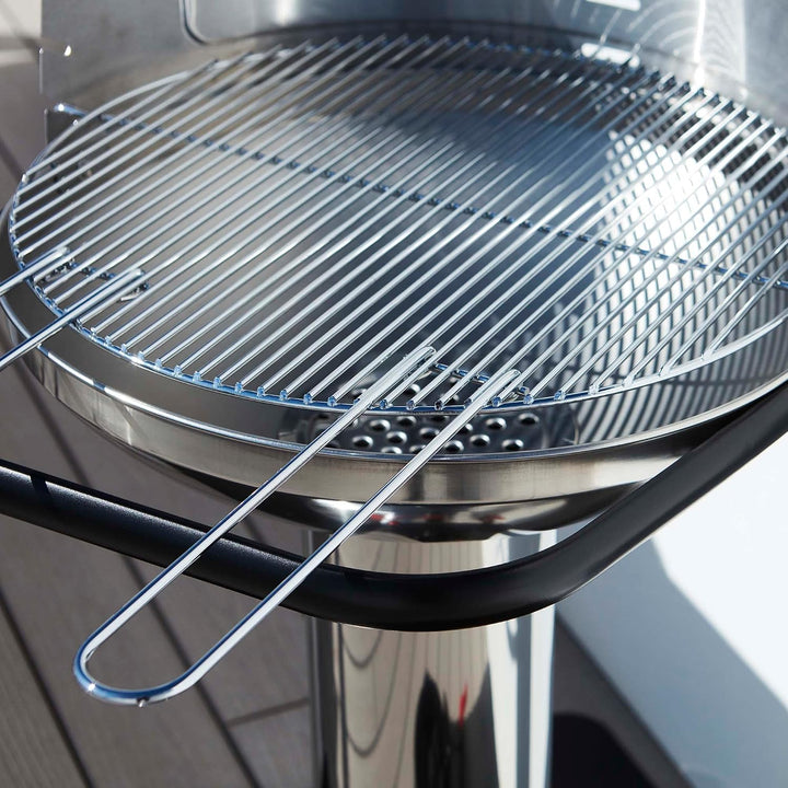 Barbecook Grillrost rund 43cm mit Zwei festen Handgriffen fur Optima/Loewy 45, Edelstahl