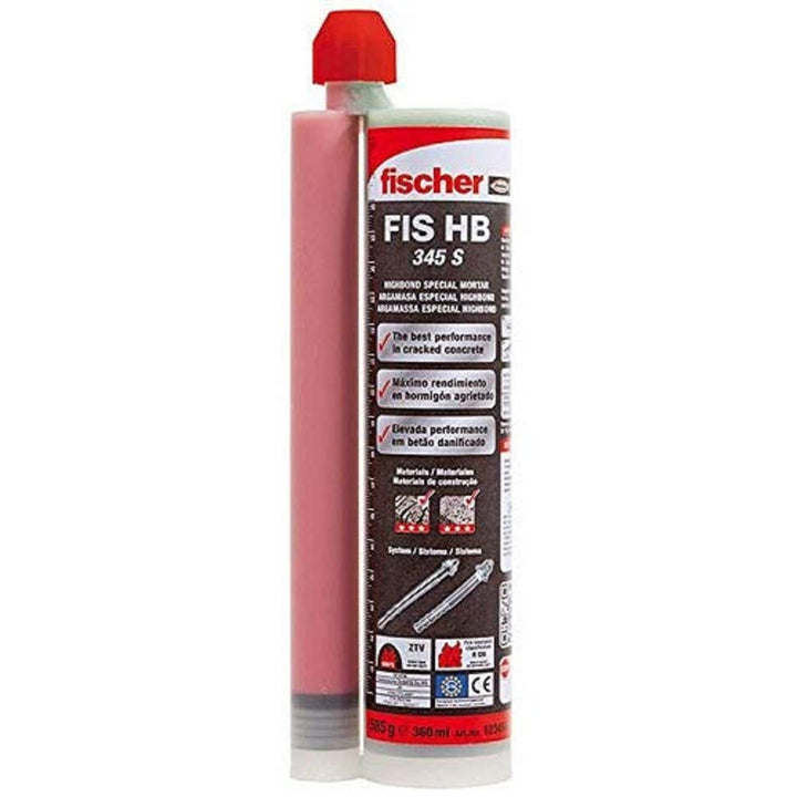 fischer Highbond-Spezialmörtel FIS HB 345 S, wetterfester Injektionsmörtel für Innen- &amp; Aussenbereic