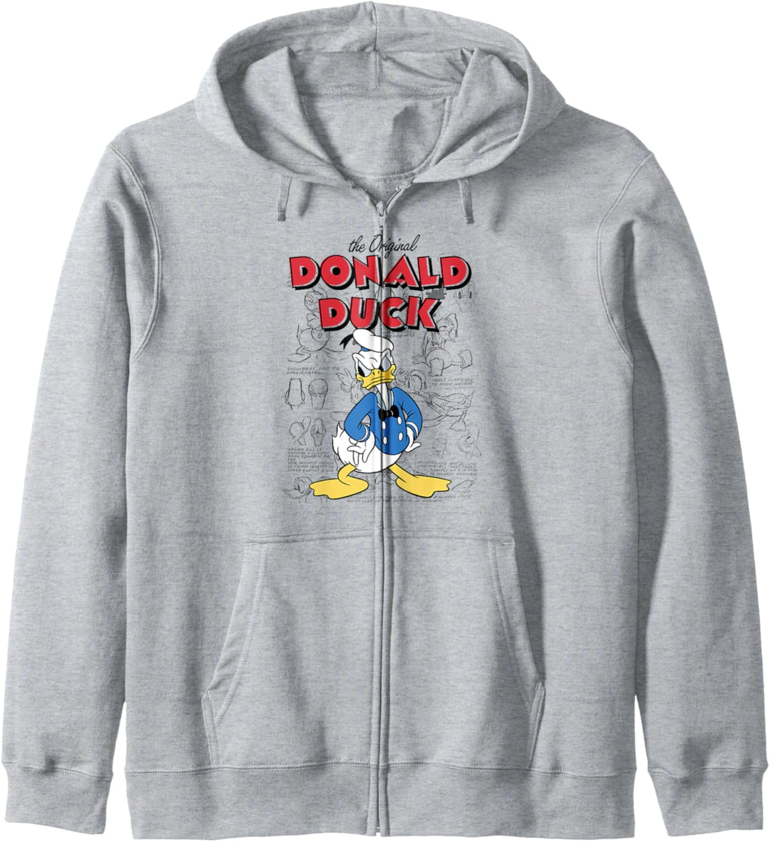 Disney Donald Duck Original Donald How To Draw Background Kapuzenjacke