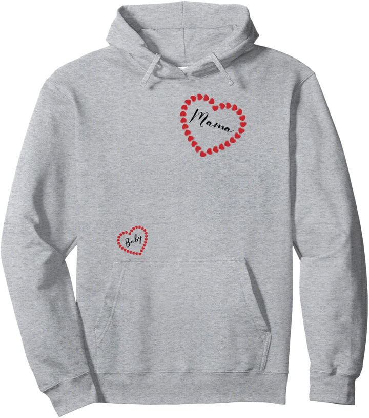 Schwangerschaft Ankündigung Mama Herzen Muttertag Schwanger Pullover Hoodie
