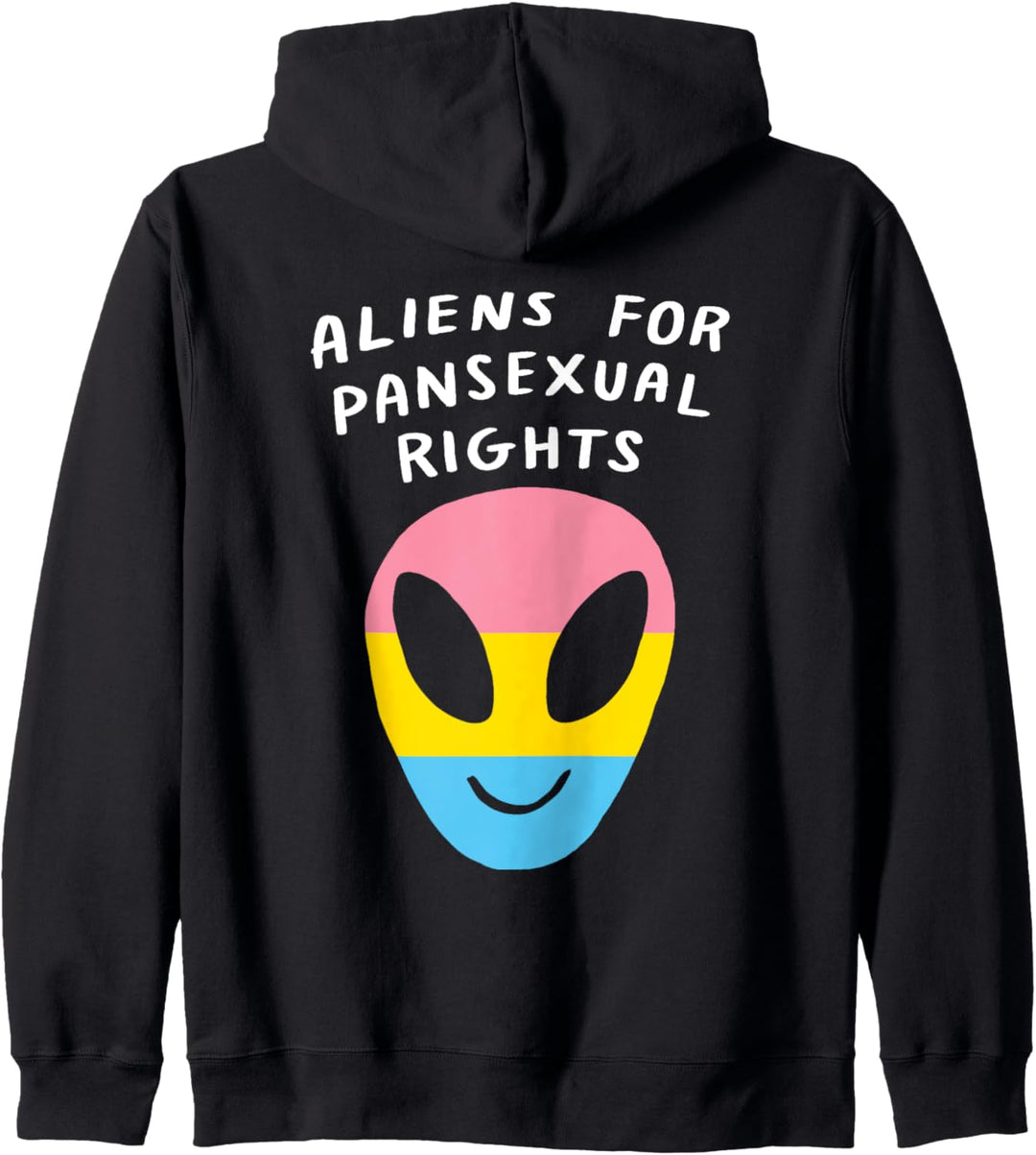 Aliens For Pansexual Rights LGBTQ Aesthetic Pride Flag Space Kapuzenjacke