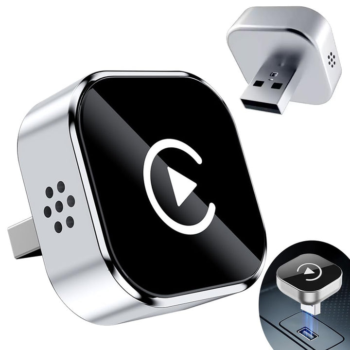 Wireless Carplay Adapter mit Wired Carplay, 2026 Upgraded 2-in-1 Version, Bluetooth 5.0, Plug & Play