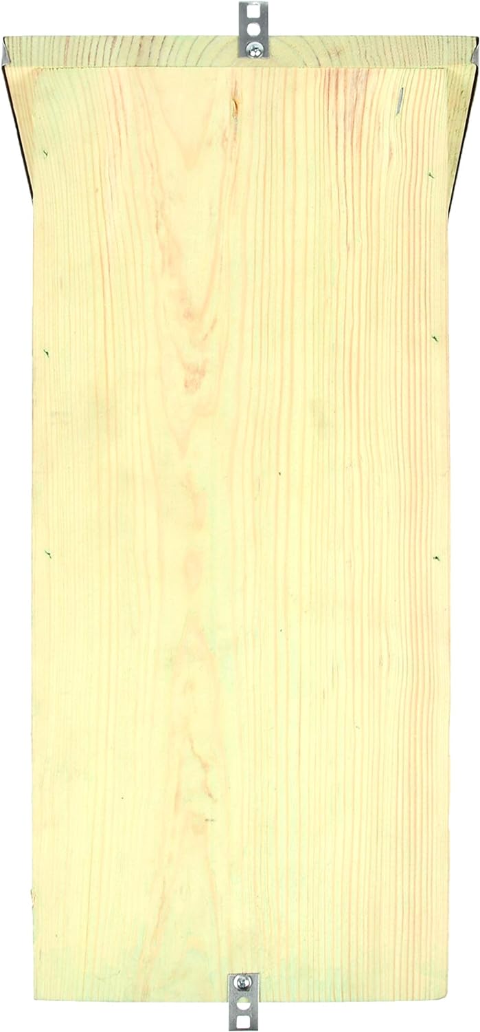 Esschert Design Fledermauskasten Fledermaushaus Holz Blechdach Nistkasten für Fledermäuse 39cm