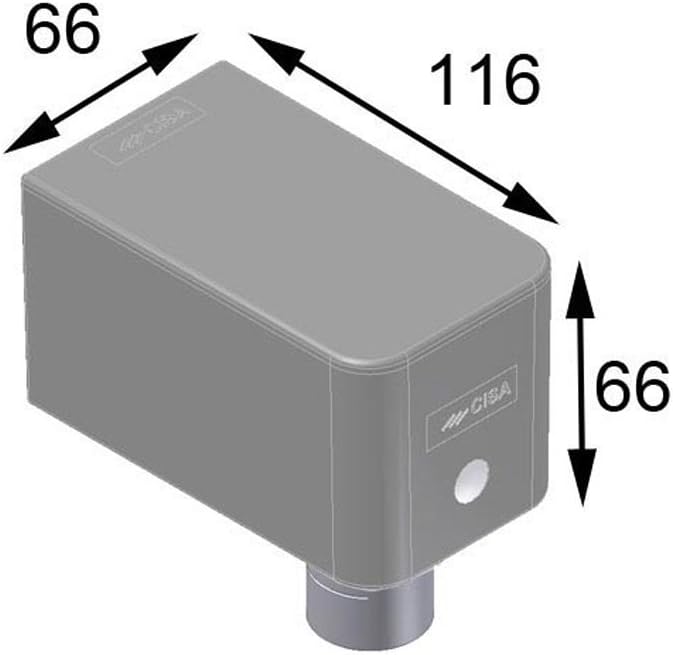 Cisa Türschliesser 1.c1310.01.0.97 storniert grau