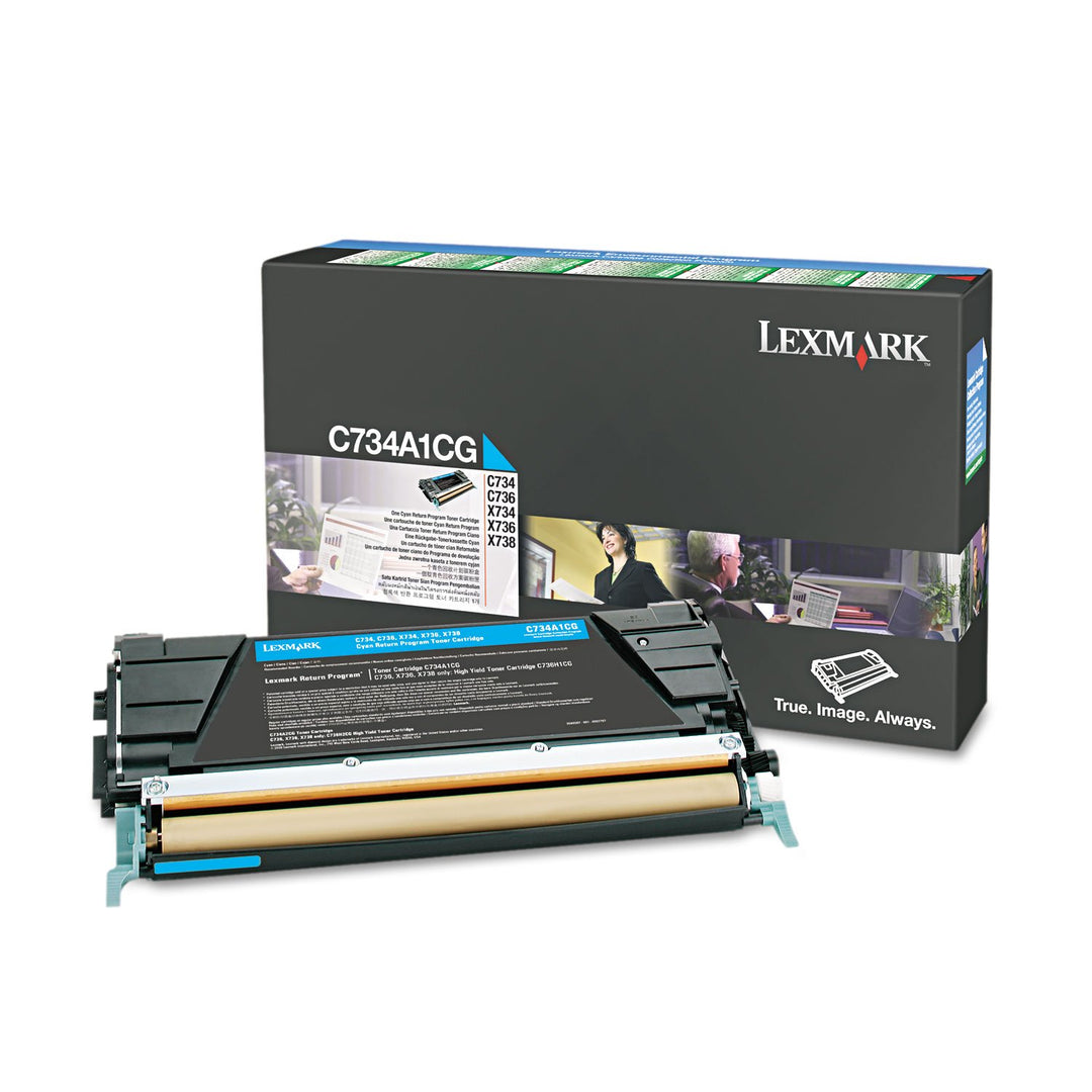 Lexmark Tonerkartusche für F C73X X73X Kapazität 6000 Seiten, cyan