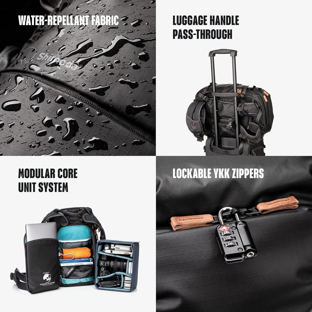 Shimoda Explore V2 25 Fotorucksack, wasserabweisend, für DSLR, spiegellose Kameras, Batterien und Ob