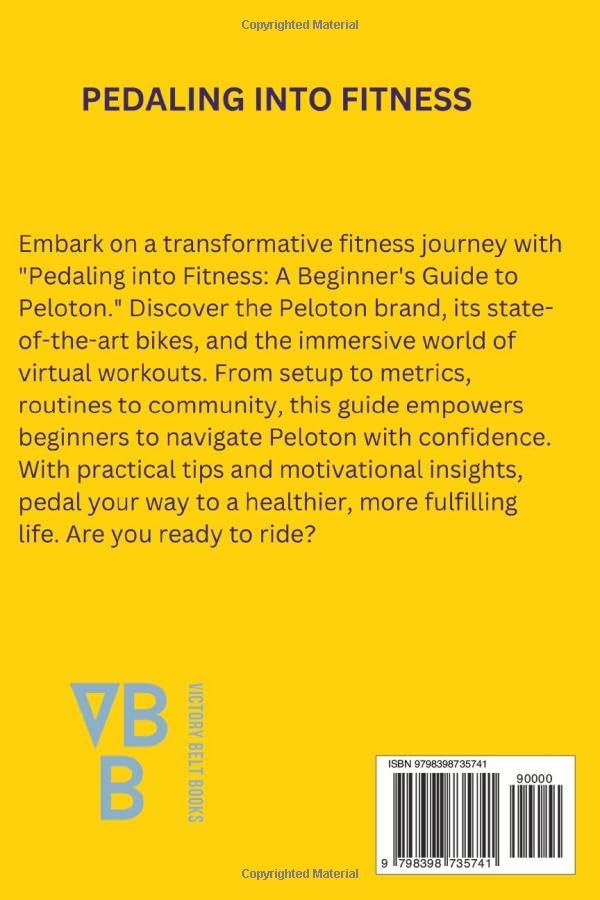 Pedaling Into Fitness: A Beginner&