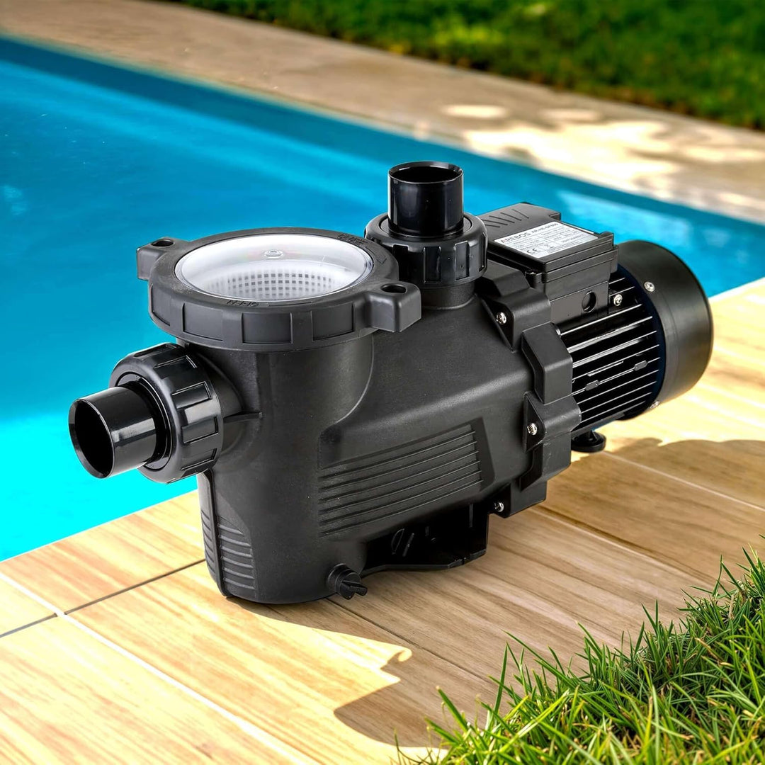 Arebos Schwimmbadpumpe 800W | Filterpumpe mit Vorfilter & 19000 l/h | Poolpumpe für Sandfilteranlage