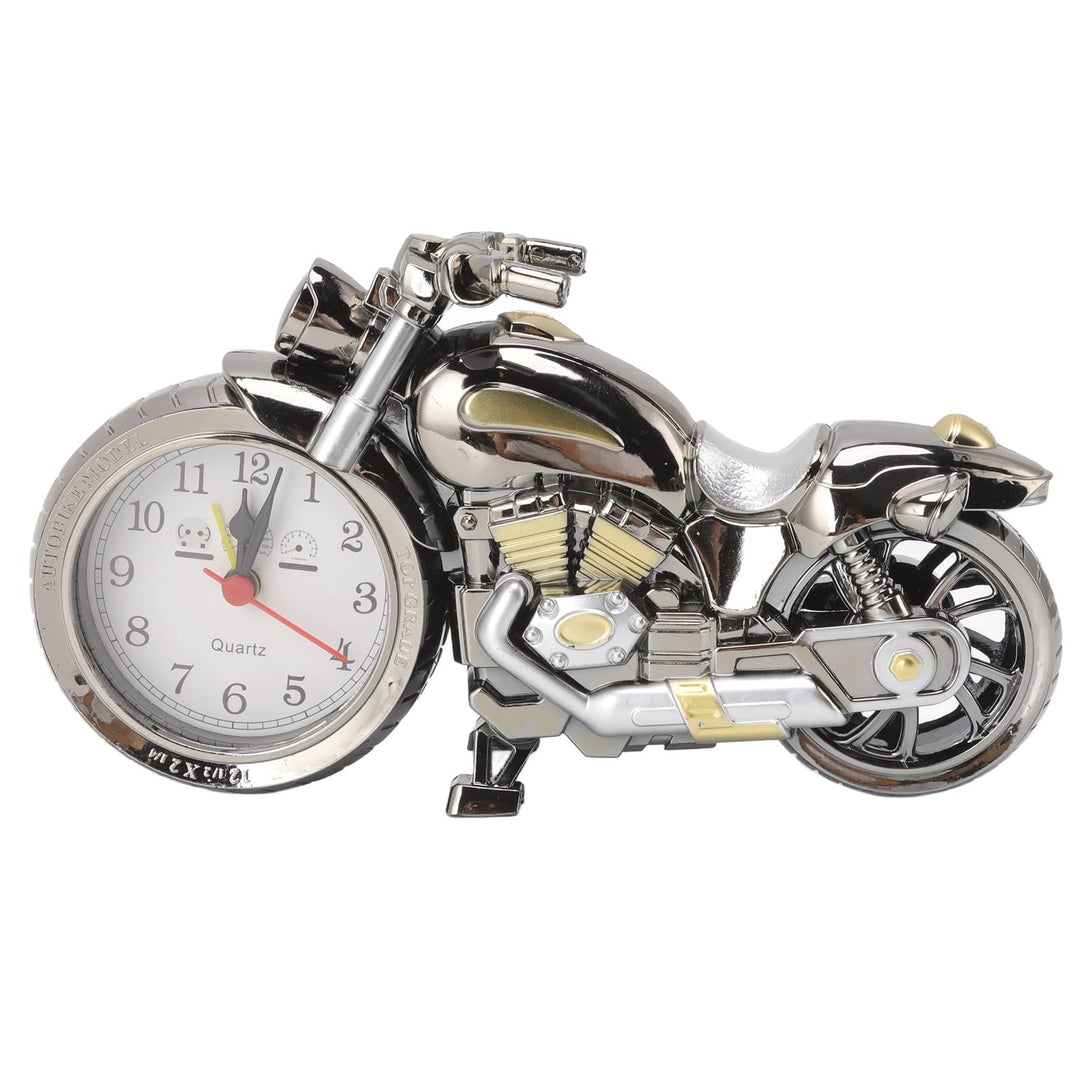Topyond Weinlese Motorrad Wecker,Motorrad Uhr Mit Zifferblatt,Desktop Dekoration, Motorrad Deko,Kind